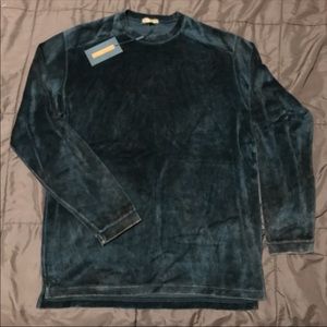 Lenor Romano Velour Men’s Sweater Shirt